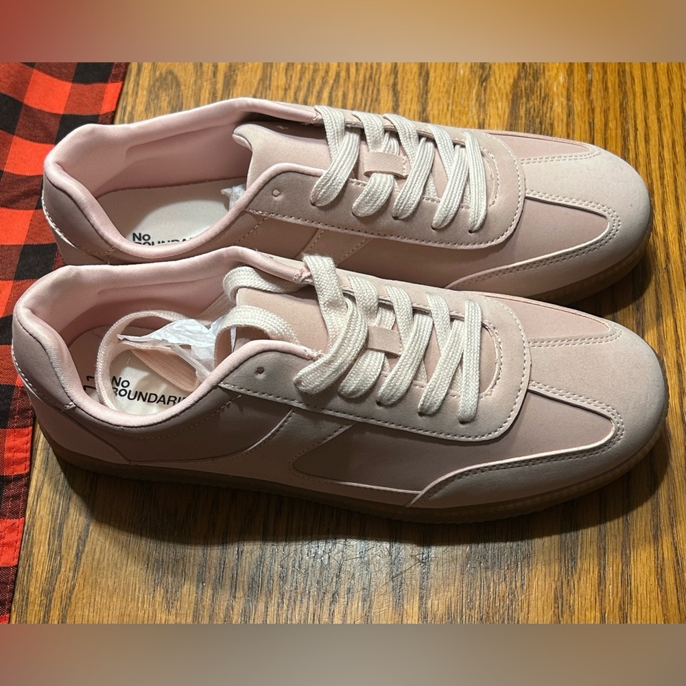 Pink sneakers